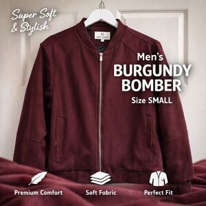 Soft Cloth luxury brand men’s small | bomber wool lined jacket coat designer